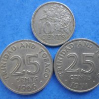 Лот монети Тринидад и тобаго, снимка 1 - Нумизматика и бонистика - 42206614