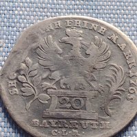 Сребърна монета 20 кройцера 1765г. Фридрих Кристиян Бранденбург Байраут 29765, снимка 8 - Нумизматика и бонистика - 42871823