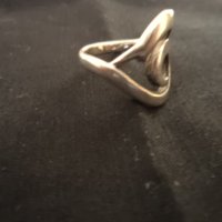 дамски сребърен пръстен, снимка 1 - Пръстени - 40445285