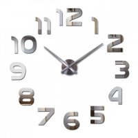 голям стенен часовник за стена с арабски цифри, снимка 8 - Стенни часовници - 32170252