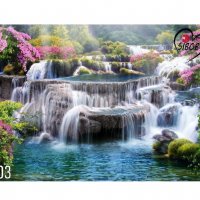 Диамантен гоблен Водопади, снимка 1 - Гоблени - 35268390