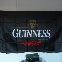 Guinness Draught знаме тъмна ирландска бира реклама Гинес, снимка 1 - Декорация за дома - 36533835