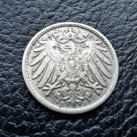 Стара монета  5 пфенига 1910 г. буква  F  - Германия- топ цена !, снимка 3 - Нумизматика и бонистика - 39779527