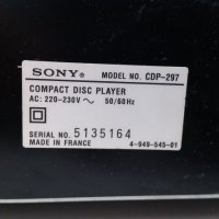 CD player SONY CDP-297 3, снимка 7 - MP3 и MP4 плеъри - 29714268
