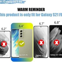 Нова 5000mAh Батерия Калъф Samsung Galaxy S21 FE 5G Тънък Надежден, снимка 6 - Калъфи, кейсове - 42714623