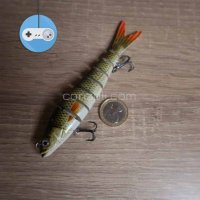 НАМАЛЕНИЕ! 3D воблер за риболов с 8 сегмента 14см, снимка 9 - Стръв и захранки - 28850680