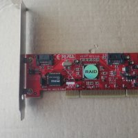 PCI 2 Port Serial ATA RAID Controller Card MicroDream A100-10C, снимка 1 - Други - 33902776