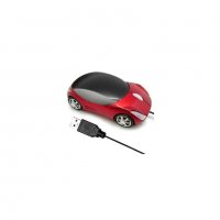 Мишка под формата на кола ферари - Синя и червена, снимка 3 - Клавиатури и мишки - 39004364