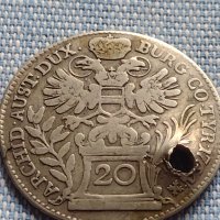 Сребърна монета 20 кройцера 1764г. Мария Терезия Виена Свещена Римска Империя 13618, снимка 9 - Нумизматика и бонистика - 42899895