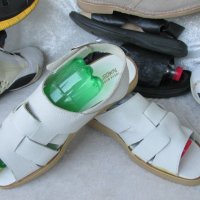 НОВИ мъжки сандали,100% естествена кожа- чехли, джапанки, сандали, мъжки летни обувки-N- 40 - 41, снимка 13 - Мъжки сандали - 37682180