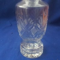 Кристална бутилка с тапа за алкохол, концентрат и пепелник, снимка 4 - Други - 36819614