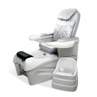 Стол за спа педикюр/маникюр/масаж + табуретка Omega - бял-черен, снимка 8 - Педикюр и маникюр - 31117999