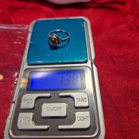 Стилен и нежен антикварен дамски сребърен пръстен- 1.38 грама- проба 835, снимка 9 - Антикварни и старинни предмети - 40800206