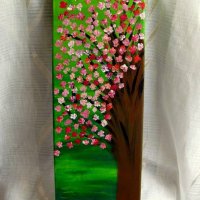 Авторска картина"Разцъфнала пролет", снимка 1 - Декорация за дома - 39062670