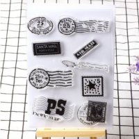 Различни пощенски марки силиконов гумен печат декор бисквитки фондан Scrapbooking, снимка 1 - Други - 29772179