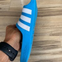 Оригинални светло сини чехли Adidas ! 35 н, снимка 6 - Детски сандали и чехли - 42390318