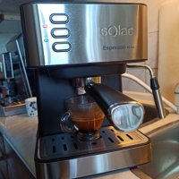 Кафе машина Солак, работи отлично и прави хубаво кафе с , снимка 1 - Кафемашини - 36703540