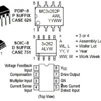 MC34262 Power Factor Controller IC DIP-8 Package, снимка 2 - Друга електроника - 35302499