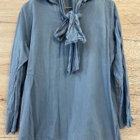 Блуза с шал , снимка 1 - Блузи с дълъг ръкав и пуловери - 30458498