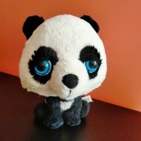Плюшена играчка Панда Big Headz Panda Penny 2021г 20 см, снимка 9 - Плюшени играчки - 40215971