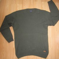 Зелен тънък пуловер р-р Л, снимка 2 - Пуловери - 31044371