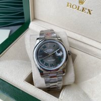 Мъжки часовник Rolex Oyster Perpetual Datejust с автоматичен механизъм, снимка 2 - Луксозни - 36714782