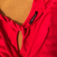 Morgan Дамска червена елеганта рокля, снимка 2 - Рокли - 37620544