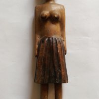  Африканска фигура, снимка 6 - Антикварни и старинни предмети - 28761088