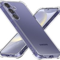 Прозрачен Силиконов Удароустойчив Кейс за Samsung Galaxy S24 Ultra | S24+ | S24, снимка 7 - Калъфи, кейсове - 44258849