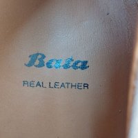 Мъжки обувки Bata естествена кожа, велур, снимка 4 - Официални обувки - 40139233