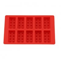 10 Лего блок блокчета конструктор силиконов молд форма фондан украса торта шоколад лед гипс сапун, снимка 4 - Форми - 17564565