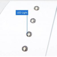 Душ пита за душ кабина с Led осветление ТS317, 25 cm, снимка 3 - Душ кабини и вани - 38971069