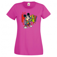 Дамска тениска Mickey Teenager Мини Маус,Микки Маус.Подарък,Изненада,, снимка 7 - Тениски - 36529685