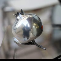 Сребърна миниатюра "Нар", снимка 5 - Други - 38204186