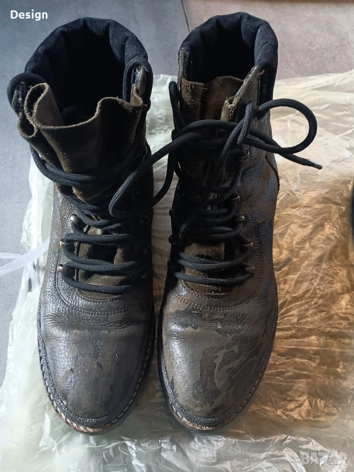 Кожени зимни обувки Tommy Hilfiger , снимка 1