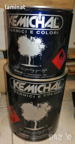 Италиански лак за паркет Kemichal. Полиуретанов лак, снимка 1