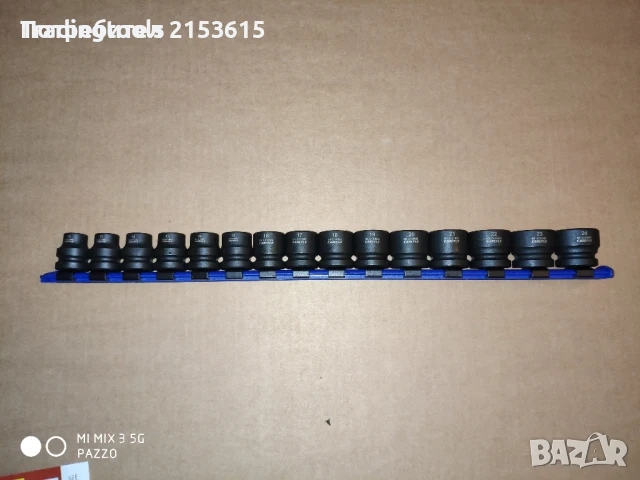 CARLYLE NAPA 15броя 1/2 impact stubby profile къси Шестостенни качествени вложки камъни, снимка 1