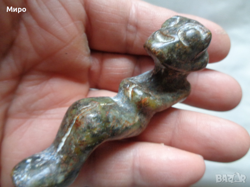 БЕЗ АНАЛОГ УНИКАТ ТАЛИСМАН АМУЛЕТ БОЖЕСТВО КАМЪК, снимка 1