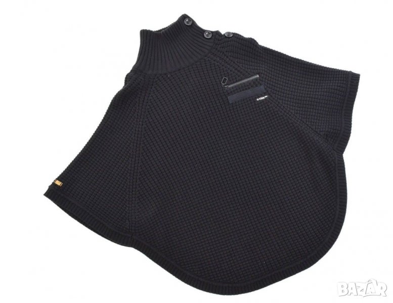 Намалена G-star Kvinder SLIDE CAPE KNIT dk navy Дамска Пелерина Пончо Пуловер Размер М, снимка 1
