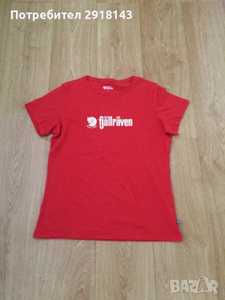 Fjallraven  дамска тениска за туризъм и спорт памук номер М Цена 15 лева, снимка 1