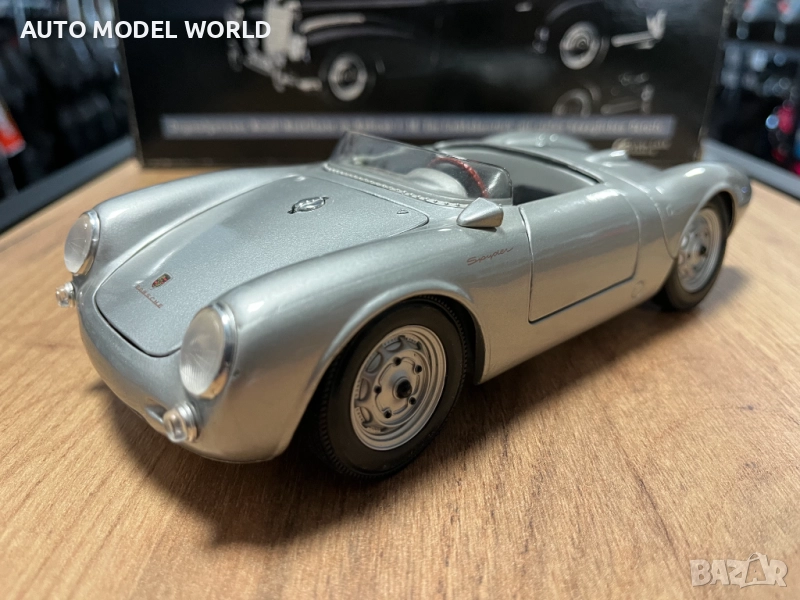 Метална колекционерска количка модел PORSCHE 356A Cabrio 1960 1:18, снимка 1