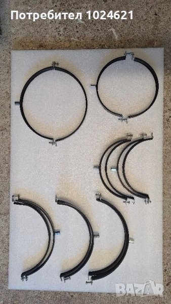 Скоби за кръгъл въздуховод Ф200, Ф250, снимка 1