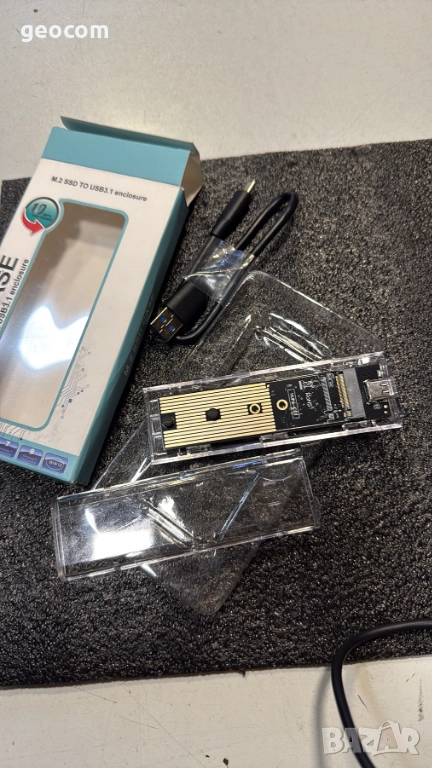 M2 SSD nVme кади към USB v.3.1 (Ново,Комплект), снимка 1