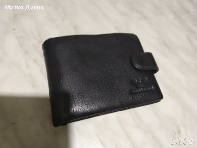 Giorgo Armani марков портфейл естествена кожа 125х95мм, снимка 1