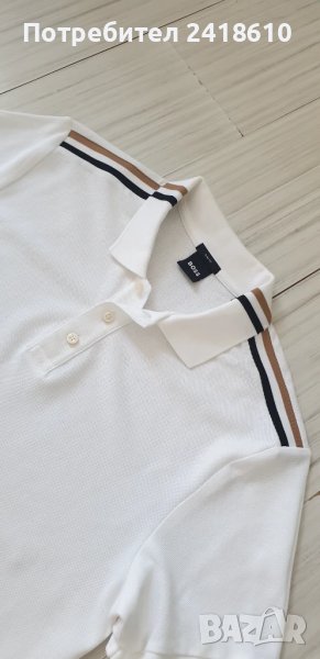 Hugo Boss Phillipson 108 Pique Cotton Slim Fit Mens Size M НОВО! ОРИГИНАЛНА Тениска!, снимка 1