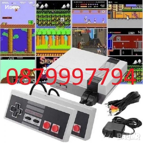 Ретро ТВ игра/конзола тип Nintendo +два Джойстика + 620 игри, нинтендо, снимка 1