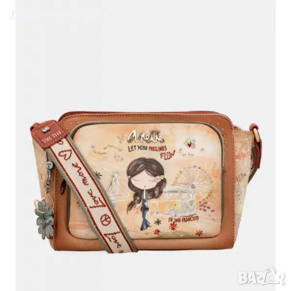 Чанта Anekke Piece&Love Camel 38803-070, снимка 1