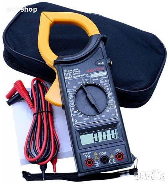 Амперклещи със зумер MASTECH M266F VAC/VDC | AAC | OHM | Hz, снимка 1