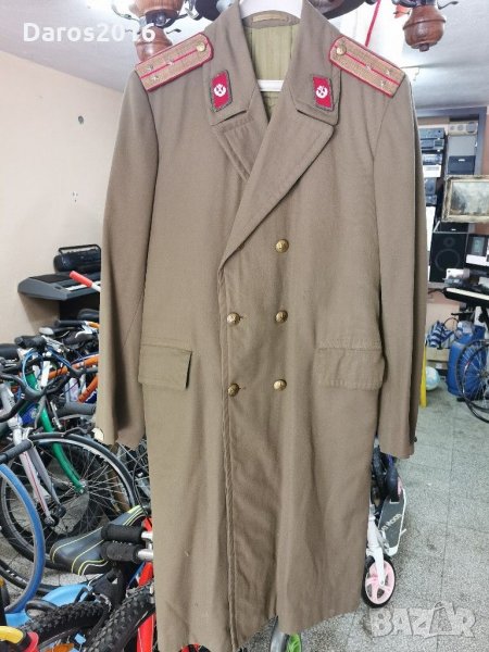 Стар военен шлифер преди 1989 г, снимка 1