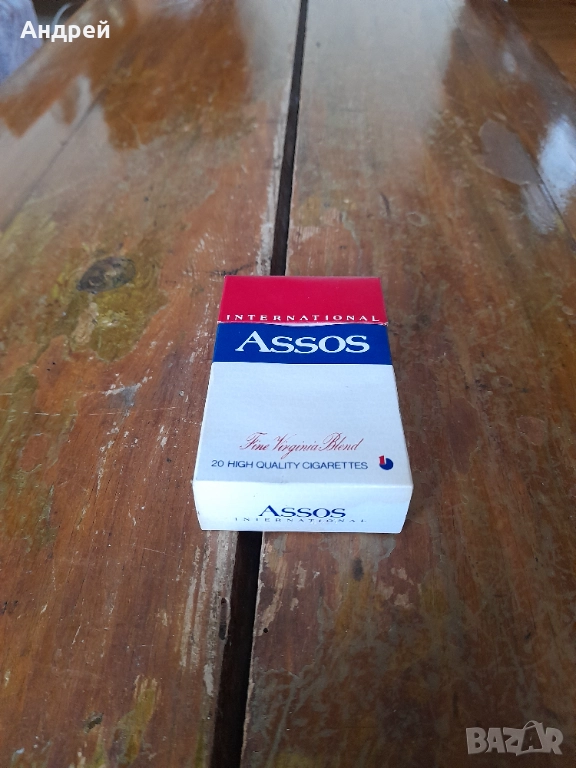 Кутия от цигари Assos, снимка 1